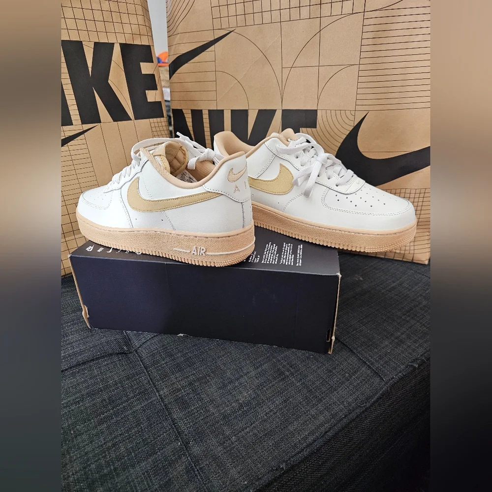 [M-10] Nike Air Force 1 '07 'Sail Sesame' - Picture 7 of 10